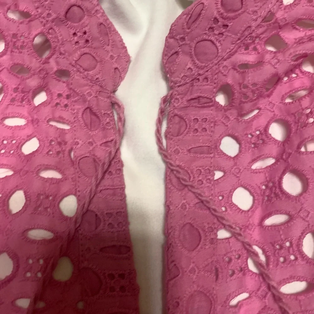 Women’s Calypso St Barth Rose Pink Top Size Large NWT